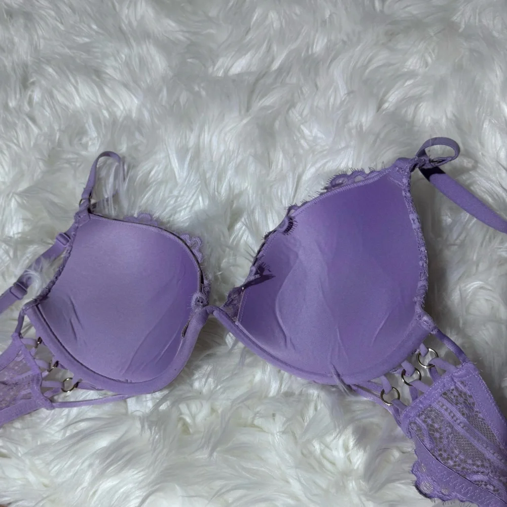 La Senza beyond sexy purple lace bra size‎ 34D - Picture 2 of 4